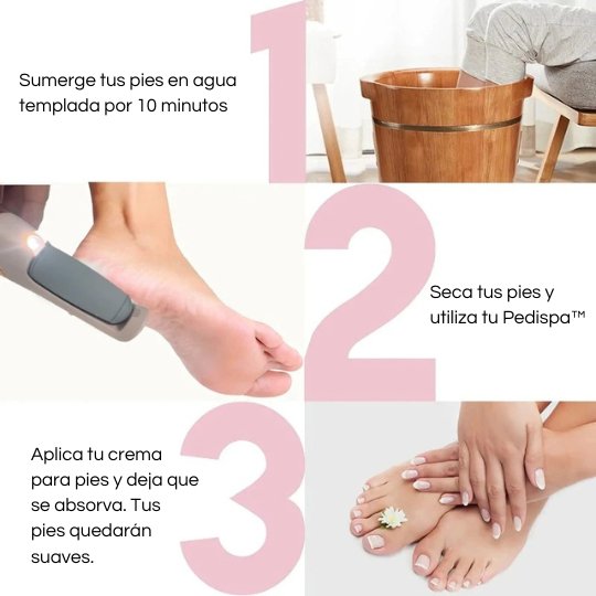 Pedispa™ - Muestra tus pies con confianza en todo momento - GloEssence